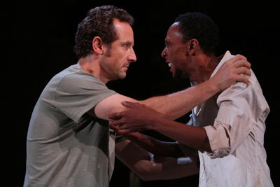 Production Photograph Featuring Sam Robards and Ron Cephas Jones (The Overwhelming)  (2011.200.1204)