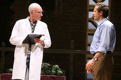 Production Photograph Featuring James Rebhorn and Sam Robards (The Overwhelming)  (2011.200.1199)