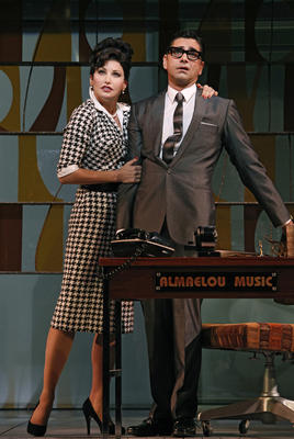 Production Photograph Featuring Gina Gershon and John Stamos (Bye Bye Birdie)  (2011.200.259)