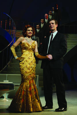 Production Photograph featuring Carla Gugino and Peter Krause (After the Fall) (2011.200.188)