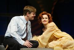 Production Photograph featuring Peter Krause and Carla Gugino (After the Fall)