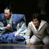 Production Photograph Featuring Michael K. Lee and Paolo Montalban (Pacific Overtures) (2011.200.1209 )
