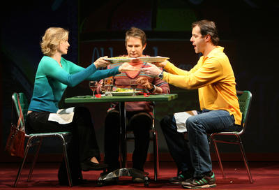 Production Photograph Featuring Cynthia Nixon, Peter Benson and Josh Stamberg (Distracted)   (2011.200.340)
