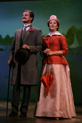 Production Photograph Featuring Jessica Molaskey and Michael Cumpsty (Sunday in the Park with George) (2011.200.1036)