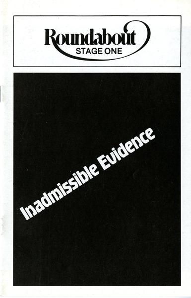 Playbill (Inadmissible Evidence) (2010.350.32)