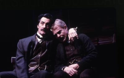 Production Photograph Featuring Roger Rees and Derek Jacobi (Uncle Vanya, 2000)  (2011.200.531)