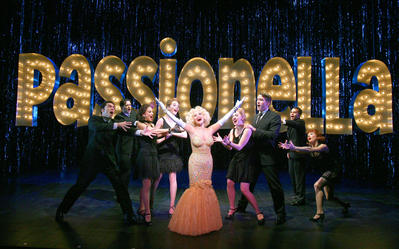 Production Photograph Featuring Kristin Chenoweth and Cast (The Apple Tree) (2010.200.29)