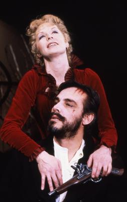 Production Photograph Featuring Susannah York and Paul Shenar (Hedda Gabler, 1981)  (2011.200.614)