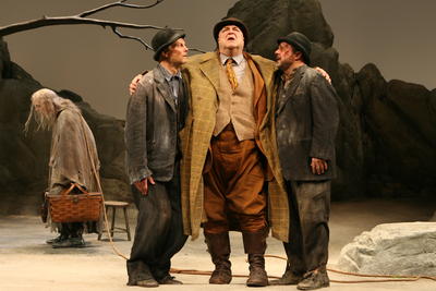 Production Photograph Featuring John Glover, Bill Irwin, John Goodman and Nathan Lane (Waiting For Godot)  (2012.200.98)