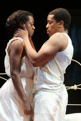 Production Photograph Featuring Viola Davis and Russell Hornsby (Intimate Apparel) 