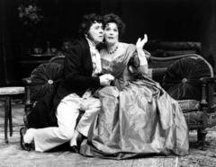 Production Photograph Featuring Brian Bedford with Helen Carey (London Assurance ) 