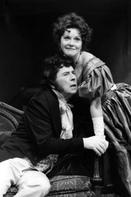 Production Photograph Featuring Brian Bedford and Helen Carey (London Assurance)  (2011.200.675)