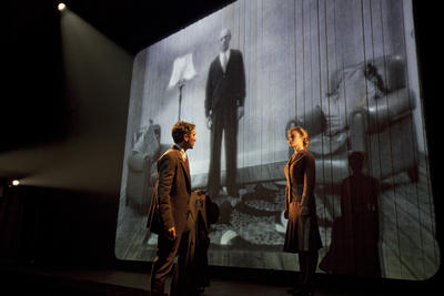 Production Photograph Featuring Hannah Yelland and Tristan Sturrock (Brief Encounter)  (2011.200.246)