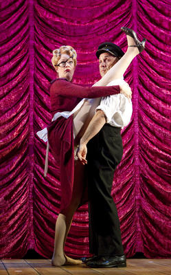 Production Photograph Featuring Annette McLaughlin and Joseph Alessi (Brief Encounter) (2011.200.240)
