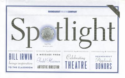 Spotlight : Issue One, Winter 2001 (2011.300.76)