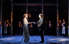 Production Photograph Featuring Jill Paice, Julian Ovenden, and the company (Death Takes A Holiday)