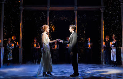 Production Photograph Featuring Jill Paice, Julian Ovenden, and the company (Death Takes A Holiday) (2011.200.400)