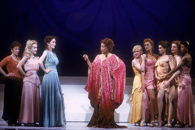 Production Photograph Featuring Toni DiBuono, Erin Dilly, Lauren Mitchell, Jackee Harry and Courtesans (The Boys from Syracuse) (2011.200.423)