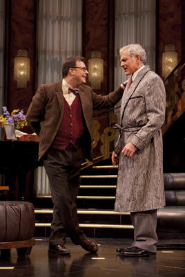 Production Photograph Featuring Brooks Ashmanskas and Victor Garber (Present Laughter) (2011.200.701)