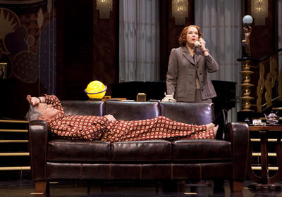 Production Photograph Featuring Harriet Harris and Victor Garber (Present Laughter) (2011.200.702)