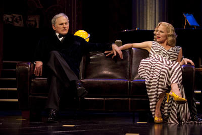 Production Photograph Featuring Pamela Gray and Victor Garber (Present Laughter) (2011.200.704)