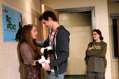 Production Photograph Featuring Jessica Rothenberg, Alexandra Socha, and Jake O'Connor (The Dream of the Burning Boy)