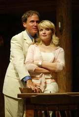 Production Photograph Featuring Neal Huff and Mary Catherine Garrison (The Foreigner)