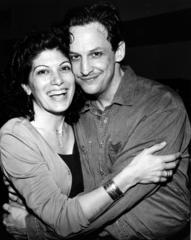 Opening Night Photograph Featuring Director Gloria Muzio and Peter Frechette (The Play's the Thing, 1995)