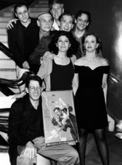 Opening Night Photograph Featuring Cast with Director Gloria Muzio (The Play's the Thing, 1995)