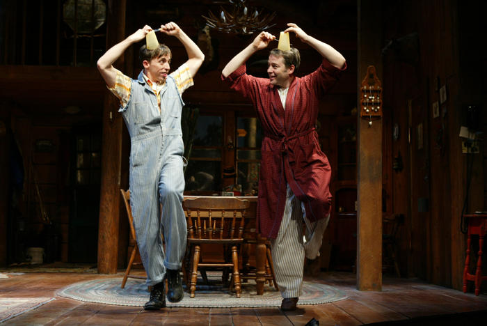 Production Photograph Featuring Kevin Cahoon and Matthew Broderick (The Foreigner) (2011.200.898)