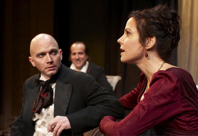 Production Photograph Featuring Peter Stormare, Michael Cerveris, and Mary Louise Parker (Hedda Gabler, 2009) (2011.200.935)