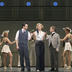 Production Photograph Featuring Colin Donnell, Sutton Foster and Joel Grey with Cast (Anything Goes) (2011.200.1001)