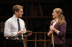 Production Photograph Featuring Matt Letscher and Heidi Schreck (The Language Archive) 