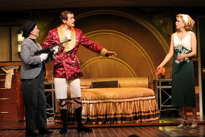 Production Photograph Featuring Joel Grey, Adam Godley and Sutton Foster (Anything Goes)  (2011.200.1006)