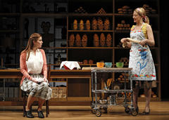 Production Photograph Featuring Betty Gilpin and Heidi Schreck (The Language Archive)