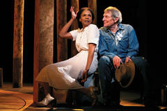 Production Photograph Featuring Audra McDonald and John Cullum (110 In the Shade)
