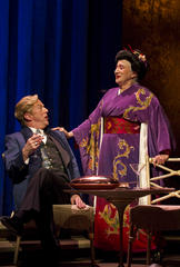 Production Photograph Featuring Olympia Dukakis, Edward Hibbert (The Milk Train Doesn't Stop Here Anymore)   