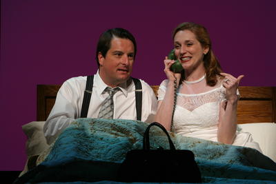 Production Photograph Featuring Christopher Evan Welch and Kate Jennings Grant (Marriage of Bette and Boo)   (2011.200.1139)