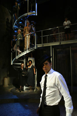 Production Photograph Featuring John Stamos and Cast (Nine)  (2011.200.1164)