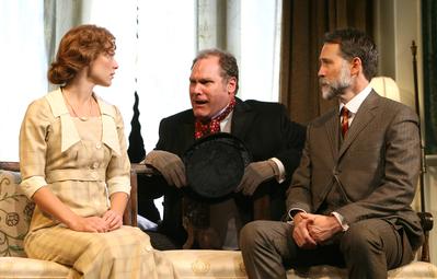 Production Photograph Featuring Jefferson Mays, Boyd Gaines, and Claire Danes (Pygmalion, 2007)    (2011.200.1183)