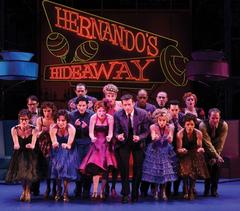 Production Photograph Featuring Cast in Hernando's Way (The Pajama Game)