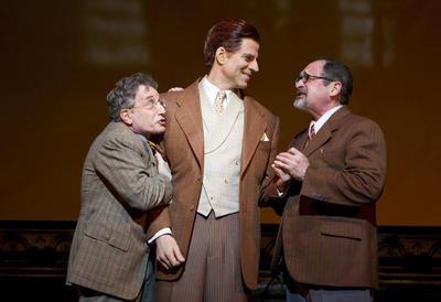 Production Photograph Featuring Chip Zien, Christopher Innvar and Lewis J. Stadlen (The People in the Picture)   (2011.200.1238)