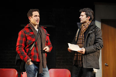 Production Photograph Featuring Santino Fontana and Charles Socarides (Sons of the Prophet) (2011.200.1214)