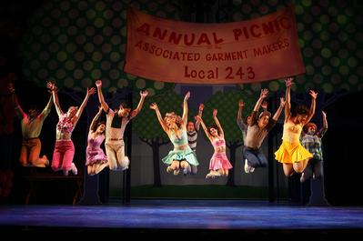 Production Photograph Featuring Cast in Once a Year Day (The Pajama Game)    (2011.200.1223)