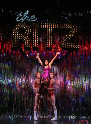 Production Photograph Featuring Rosie Perez with Lucas Near-Verbrugghe and David Turner (The Ritz)     (2011.200.1286)