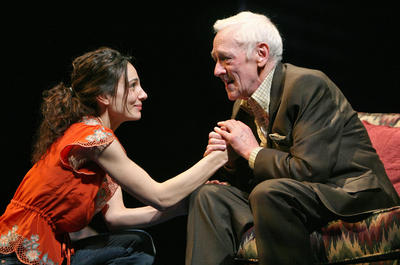 Production Photograph Featuring Annie Parisse and John Mahoney (Prelude to a Kiss)    (2011.200.1267)