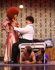 Production Photograph Featuring Rosie Perez, Kevin Chamberlin, Terrence Riordan and Brooks Ashmanskas (The Ritz)  