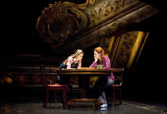 Production Photograph Featuring Rachel Resheff and Nicole Parker (The People in the Picture)  