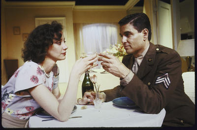 Production Photograph Featuring J. Smith- Cameron and Chris Sarandon (The Voice of the Turtle) (2012.200.55)
