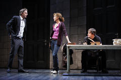 Production Photograph Featuring Justin Kirk, Julie White and Mark-Paul Gosselaar (The Understudy)